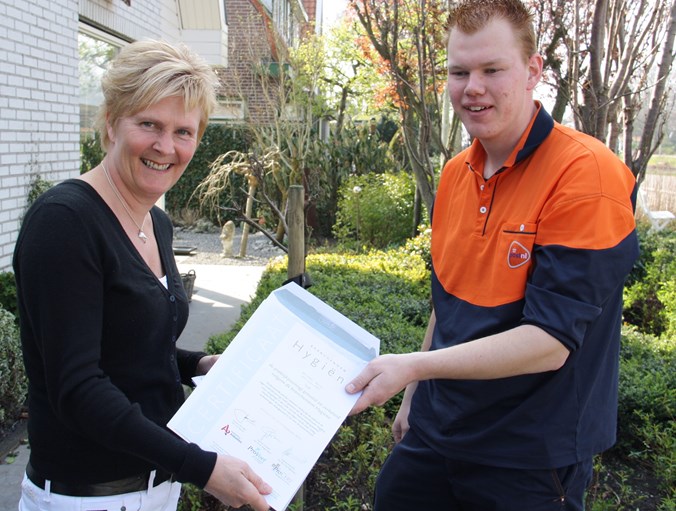 De postbode had belangrijke post vandaag